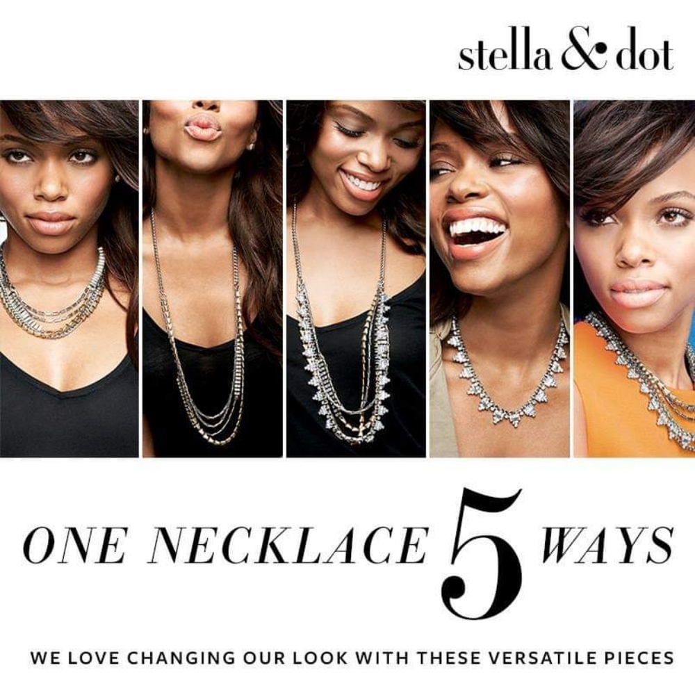 Stella & Dot Mixed Metal Sutton Necklace